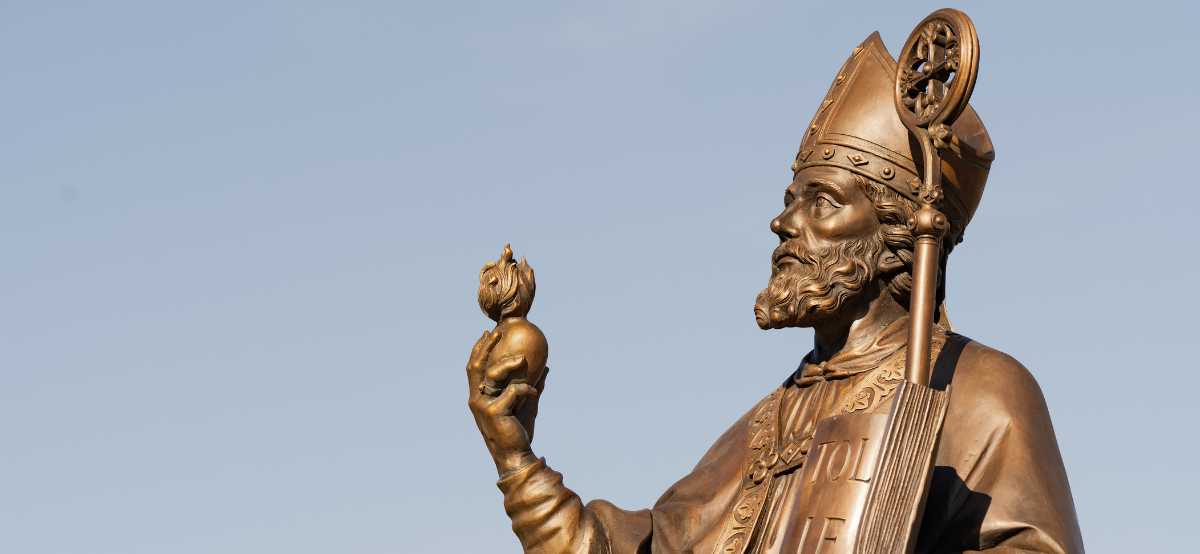 St. Augustine Statue Email Banner St. Augustine Statue Email Banner